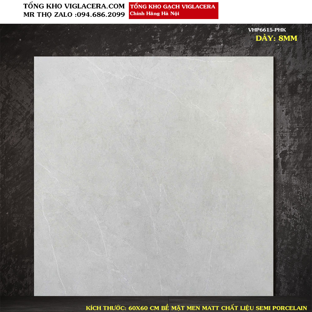 Gạch lát nền Viglacera 60X60 VHP615 Loại A1